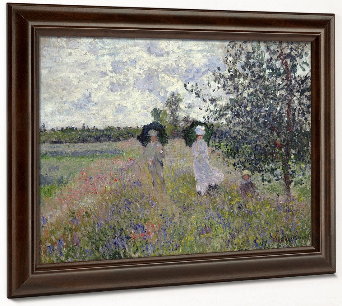 Promenade Near Argenteuil By Claude Monet - Image 6