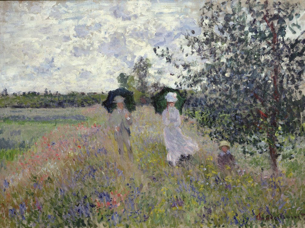 Promenade Near Argenteuil By Claude Monet - Image 7