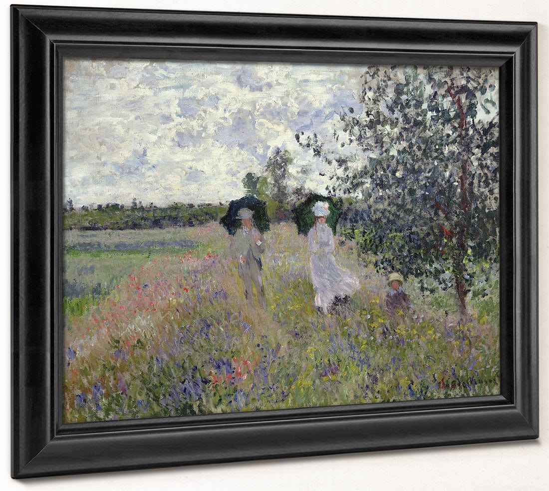Promenade Near Argenteuil By Claude Monet - Image 8