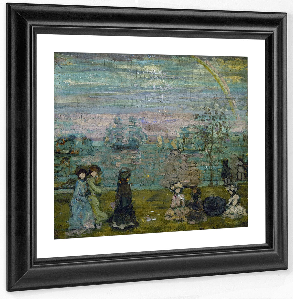 Promenade With Parasols By Maurice Brazil Prendergast - Image 2