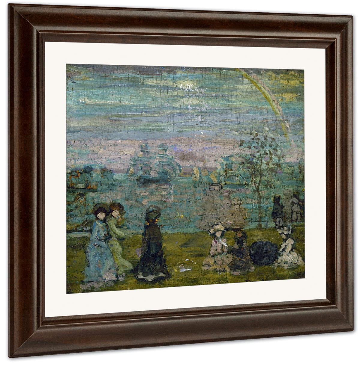 Promenade With Parasols By Maurice Brazil Prendergast - Image 3
