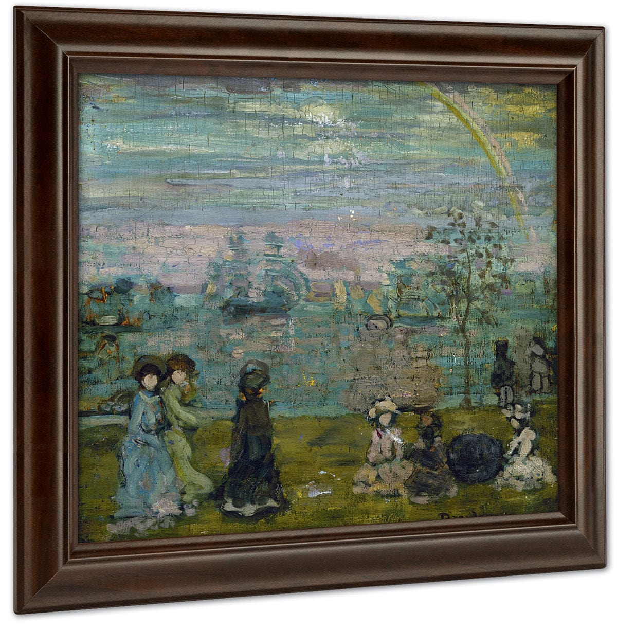 Promenade With Parasols By Maurice Brazil Prendergast - Image 4