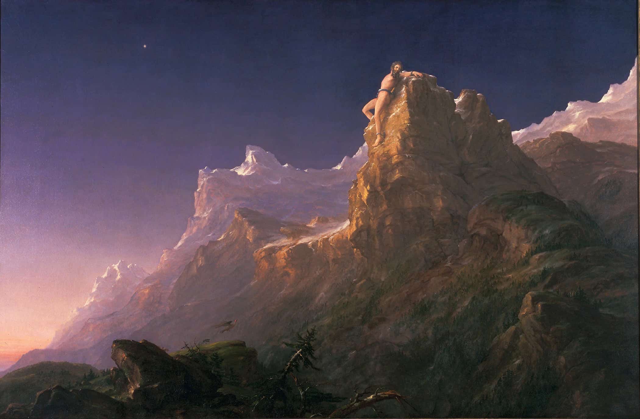 Prometheus Bound by Thomas Cole - Image 2