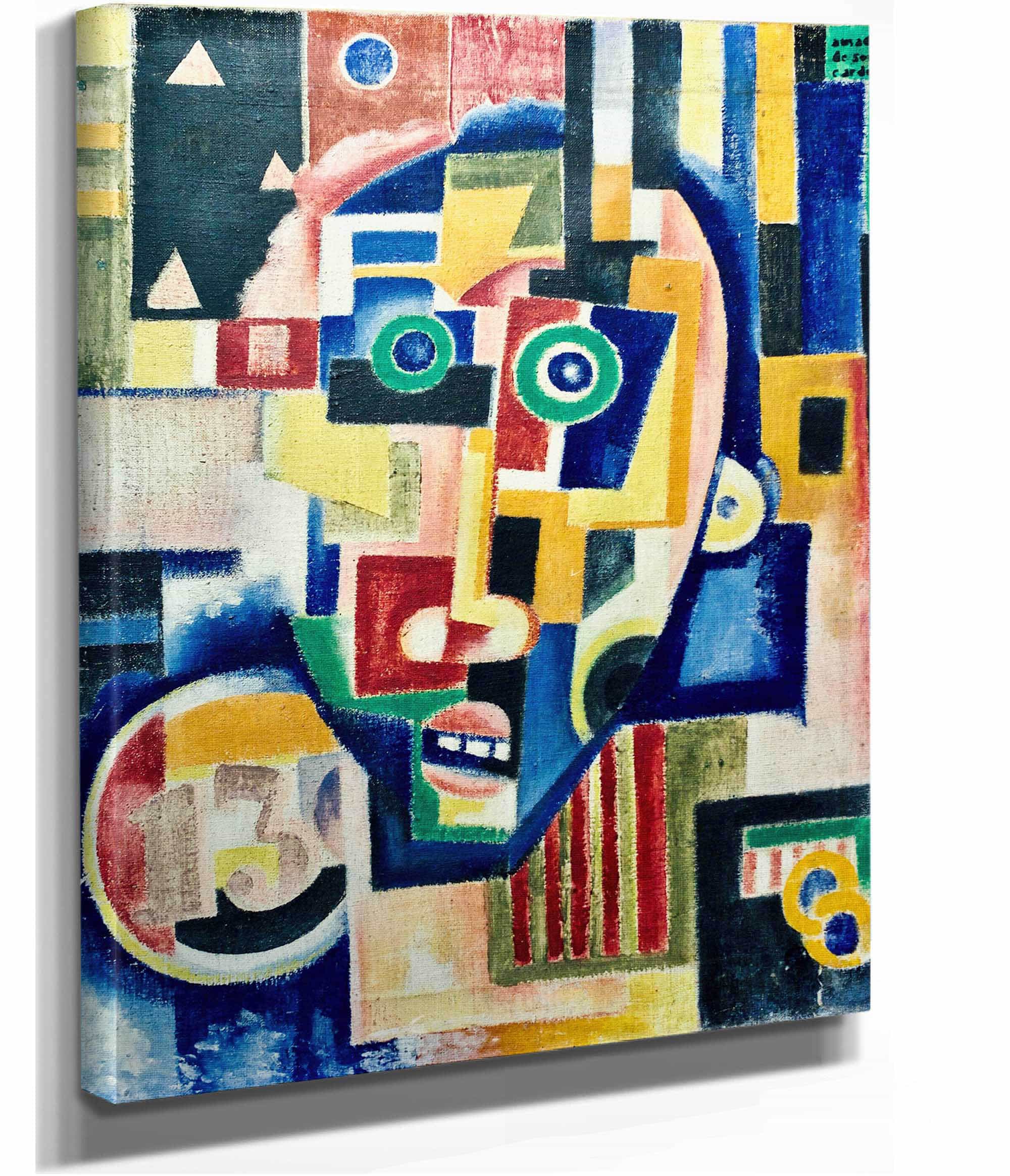 Promontory Head Indigo Seas Of Ossian Rose Orange by Amadeo De Souza Cardoso - Image 2