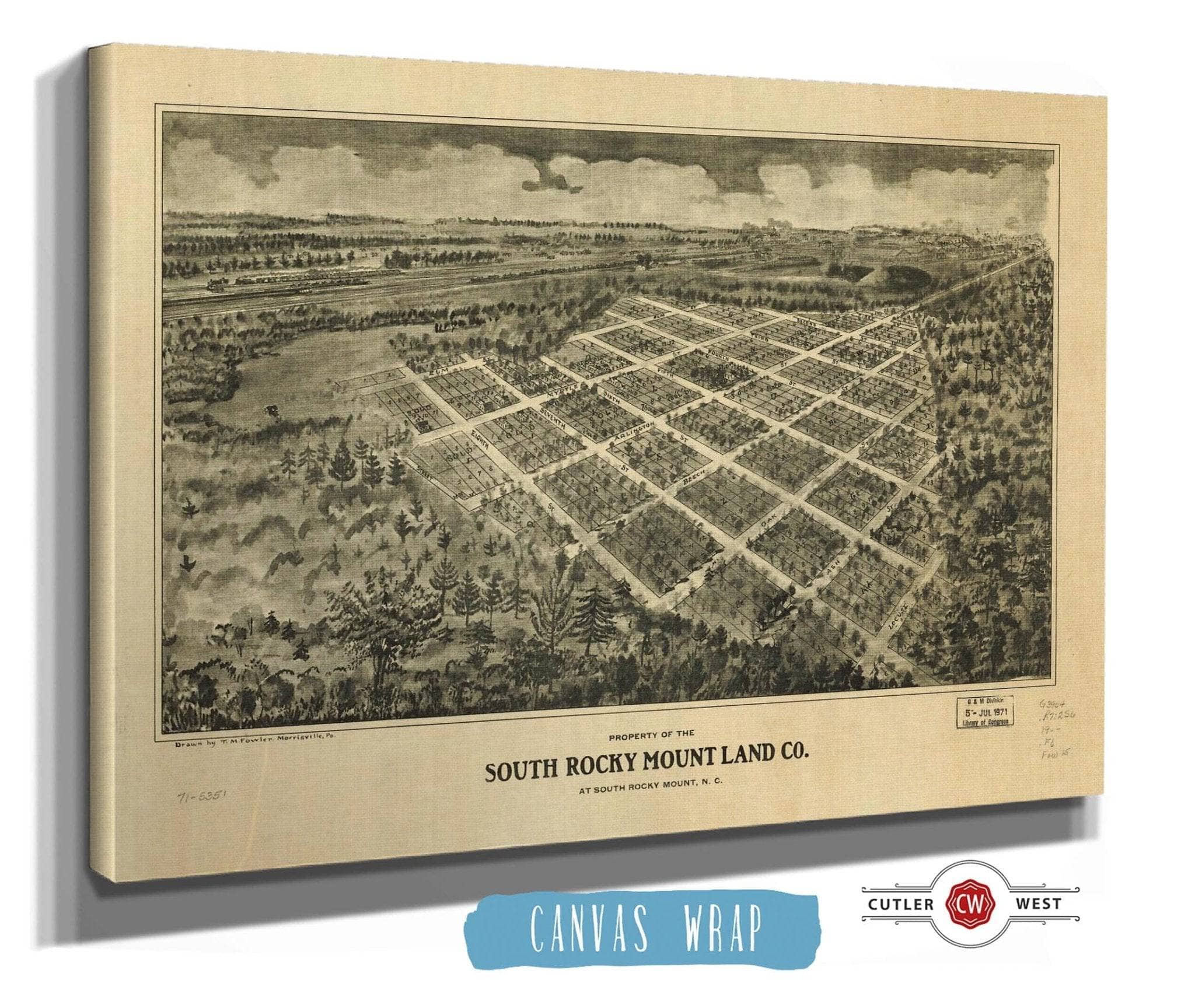 Property Of The South Rocky Mount Land Co At South Rocky Mount Nc State of North Carolina