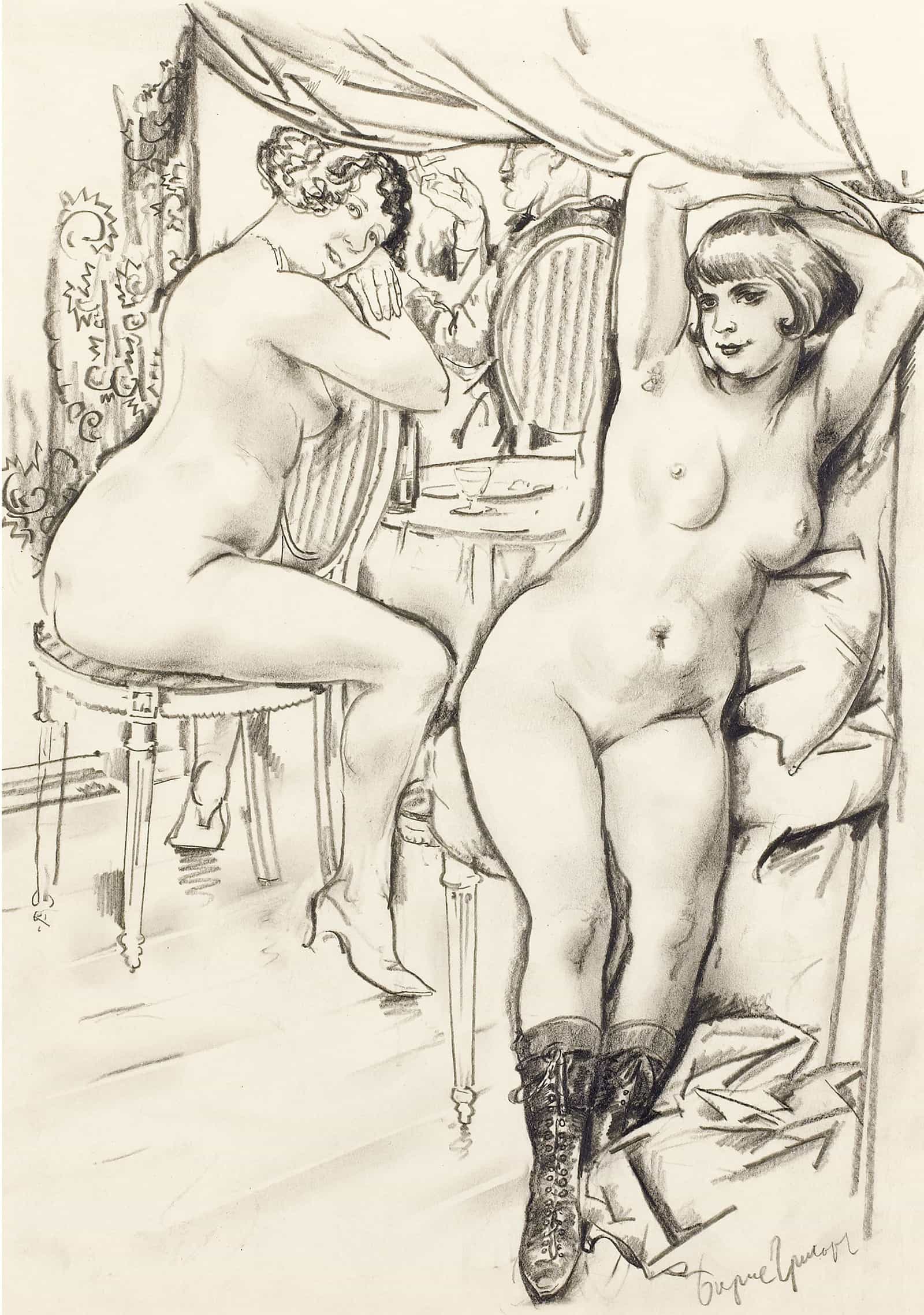 Prostitutes by Boris Grigoriev