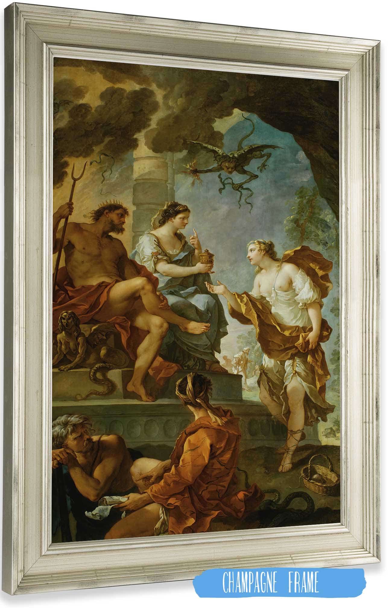 Psyche Obtaining The Elixir Of Beauty From Proserpine by Charles Joseph Natoire