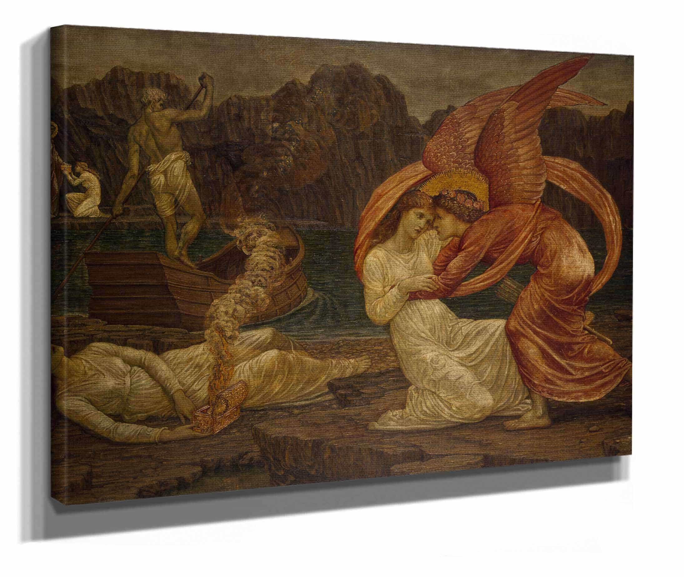 Psyche Receiving The Casket From Proserpine by Sir Edward Coley Burne Jones - Image 2