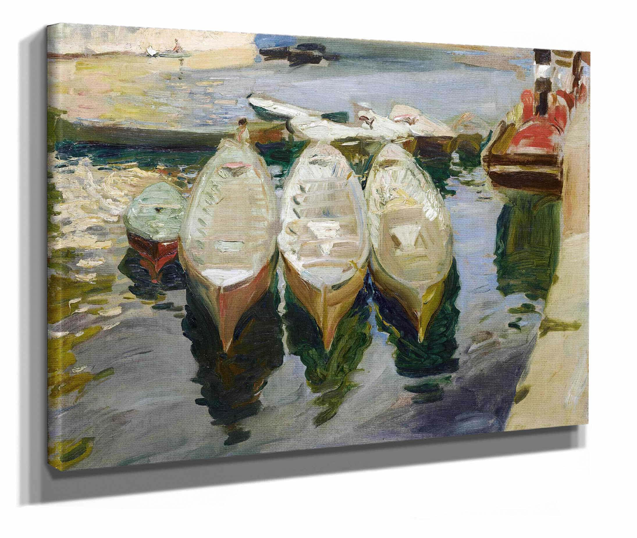Puerto De Guetaria Pais Vasco The Basque Port Of Guetaria by Joaquin Sorolla - Image 2