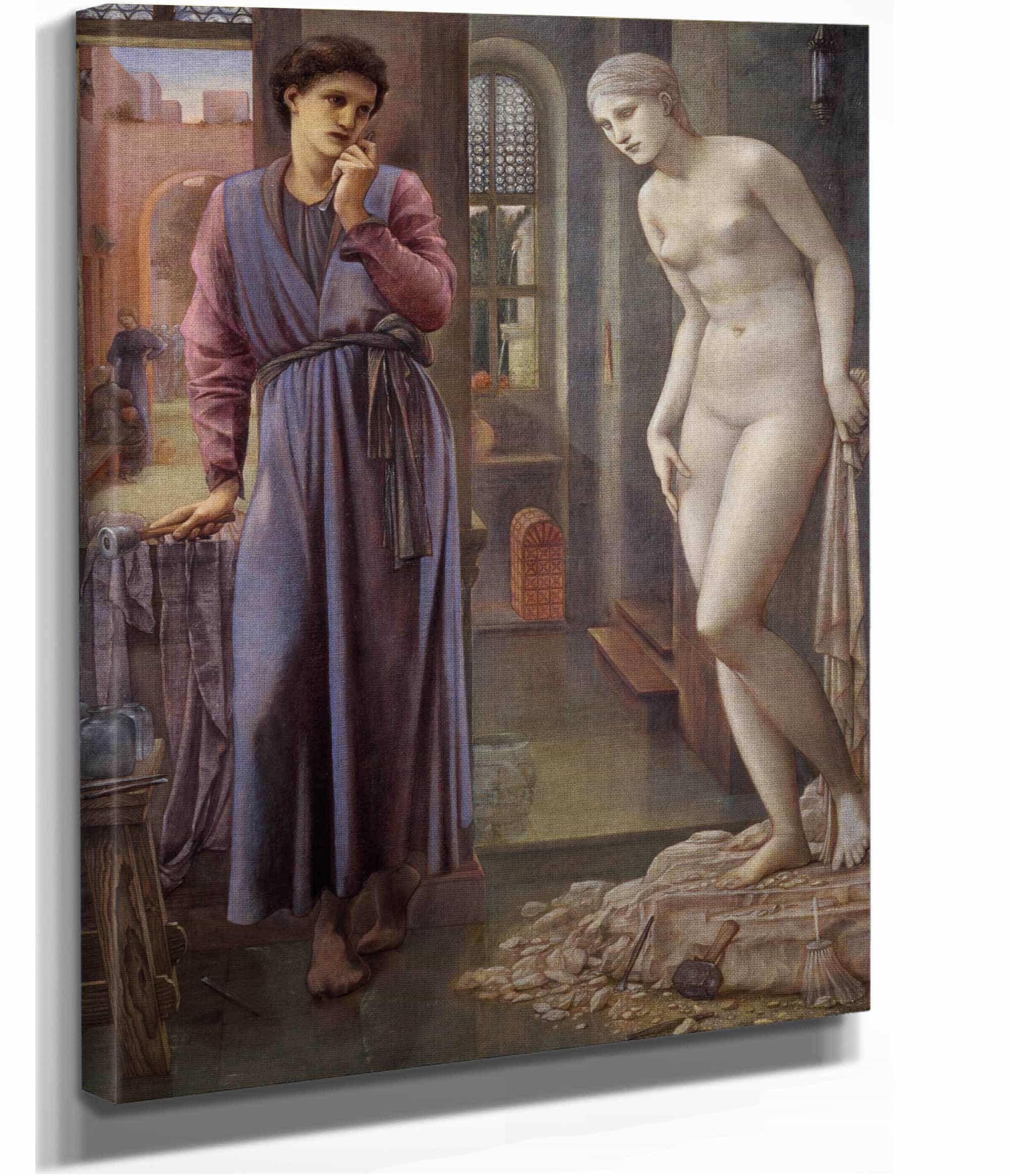 Pygmalion And The Image The Hand Refrains by Sir Edward Coley Burne Jones - Image 2