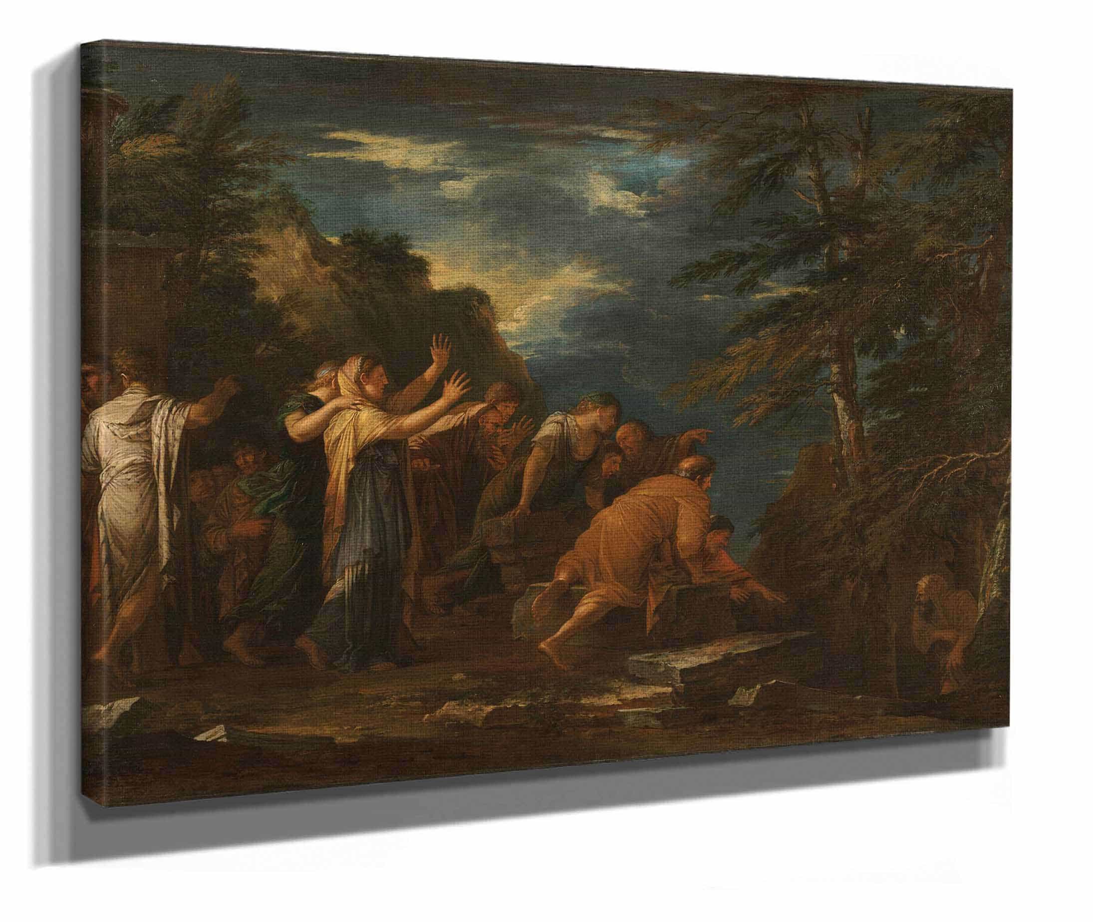 Pythagoras Emerging From The Underworld by Salvator Rosa - Image 2
