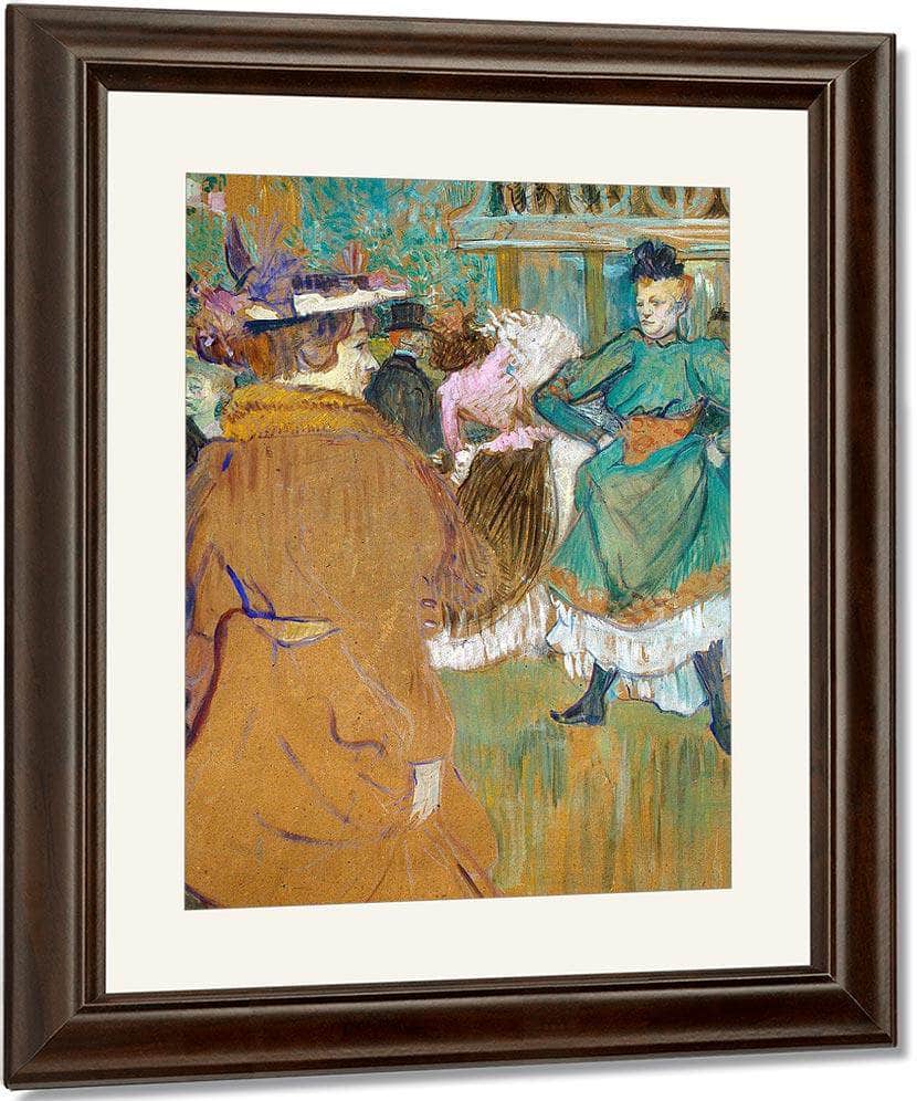 Quadrille At The Moulin Rouge By Henri De Lautrec Toulouse - Image 4