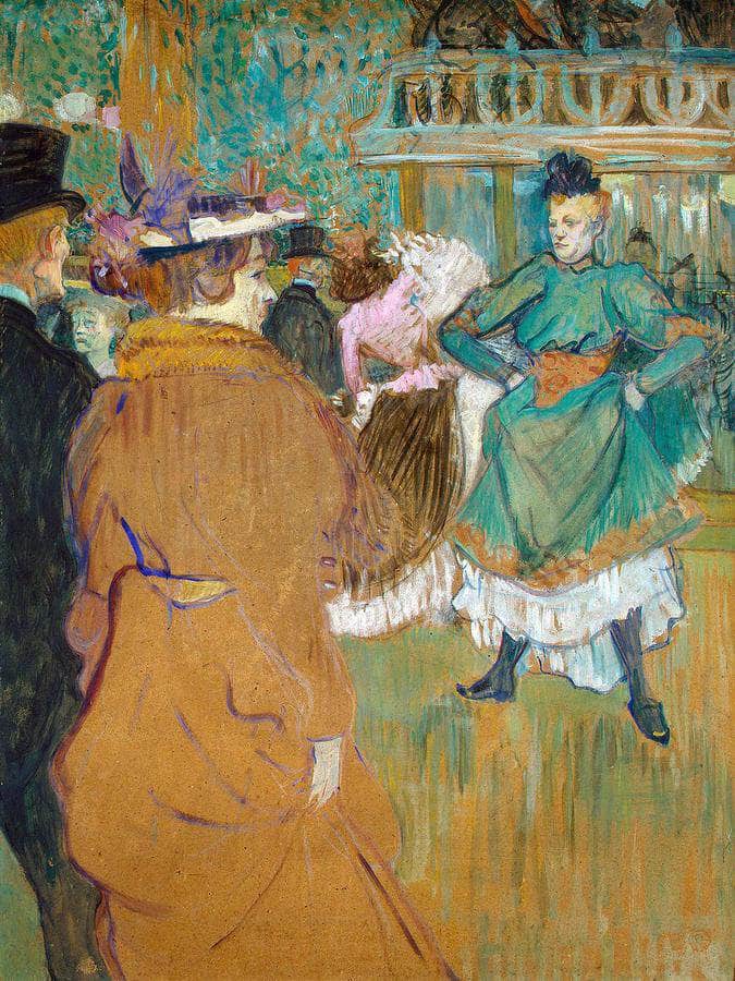 Quadrille At The Moulin Rouge By Henri De Lautrec Toulouse - Image 6