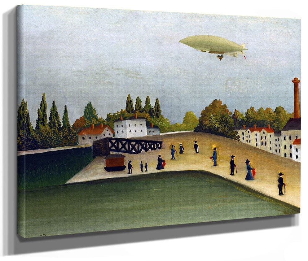 Quai D'ivry By Henri Julien Felix Rousseau