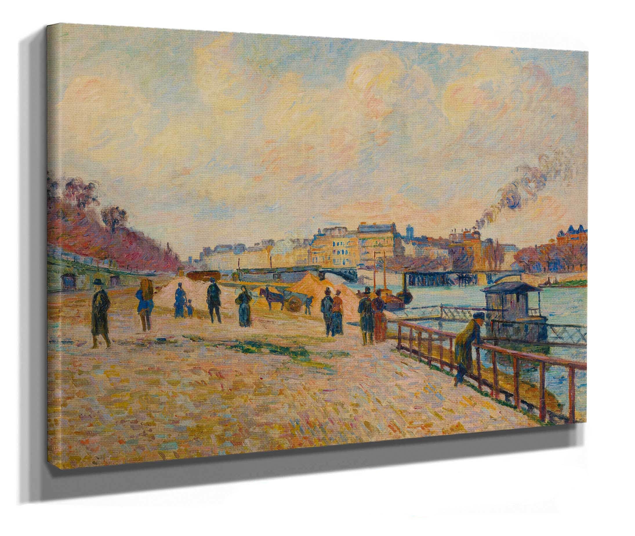 Quai Saint Bernard Paris by Armand Guillaumin - Image 2