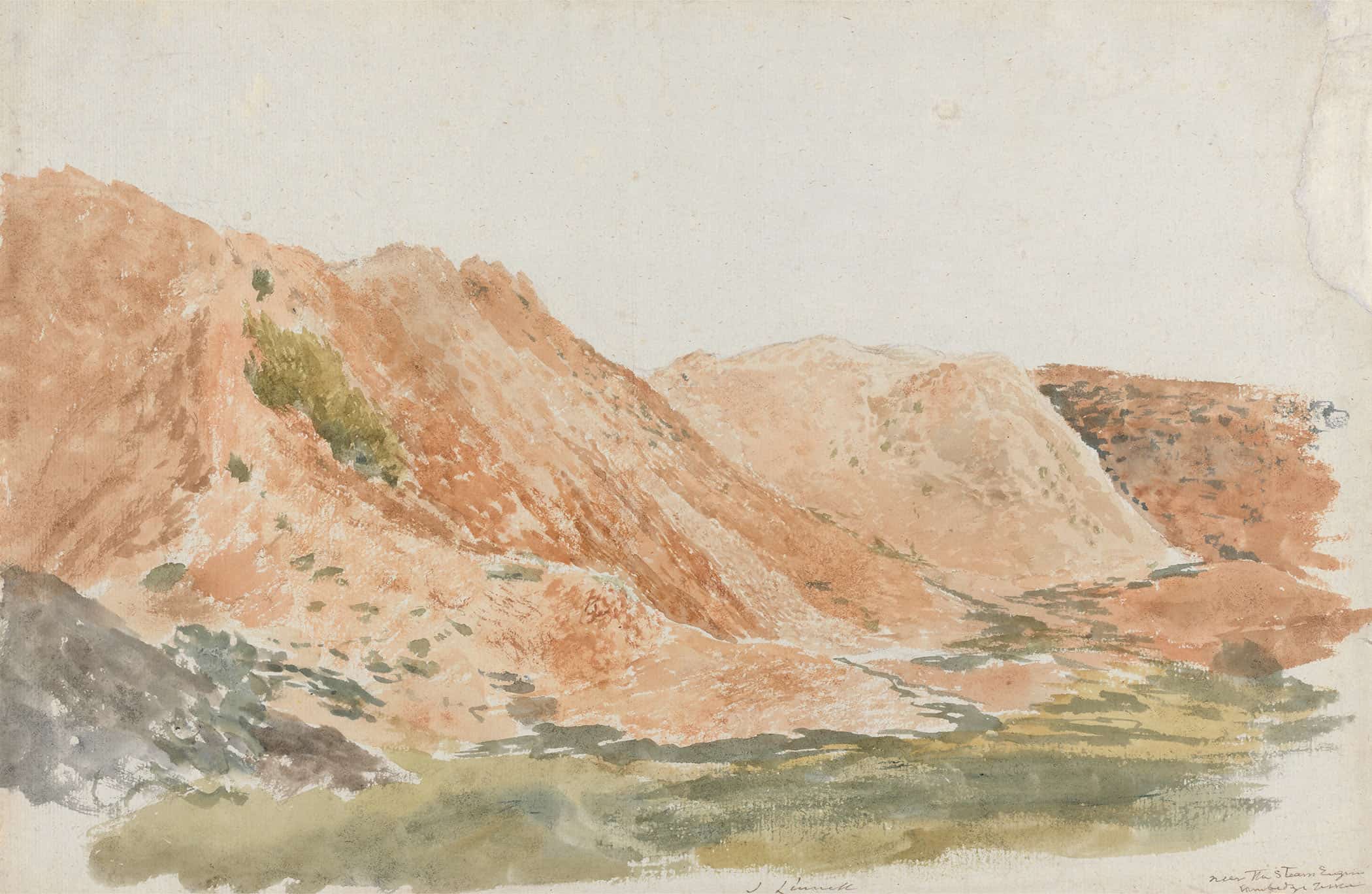 Quarries Near Ironbridge Earthworks Cambridge Terrace by John Linnell - Image 2