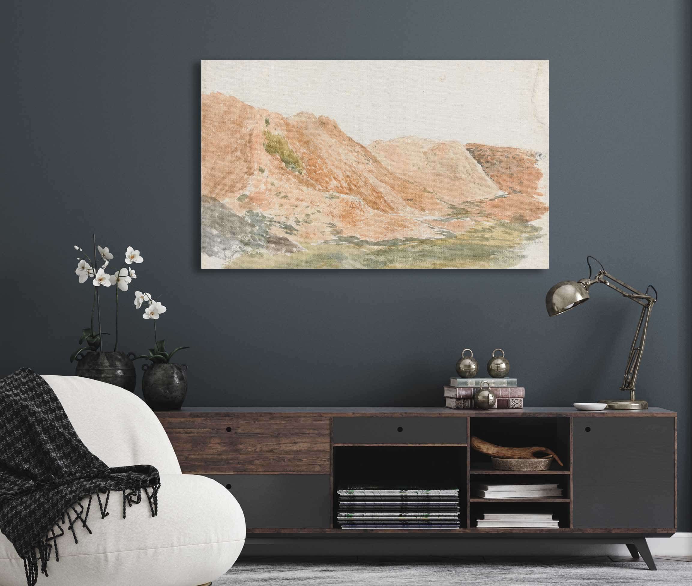 Quarries Near Ironbridge Earthworks Cambridge Terrace by John Linnell - Image 5