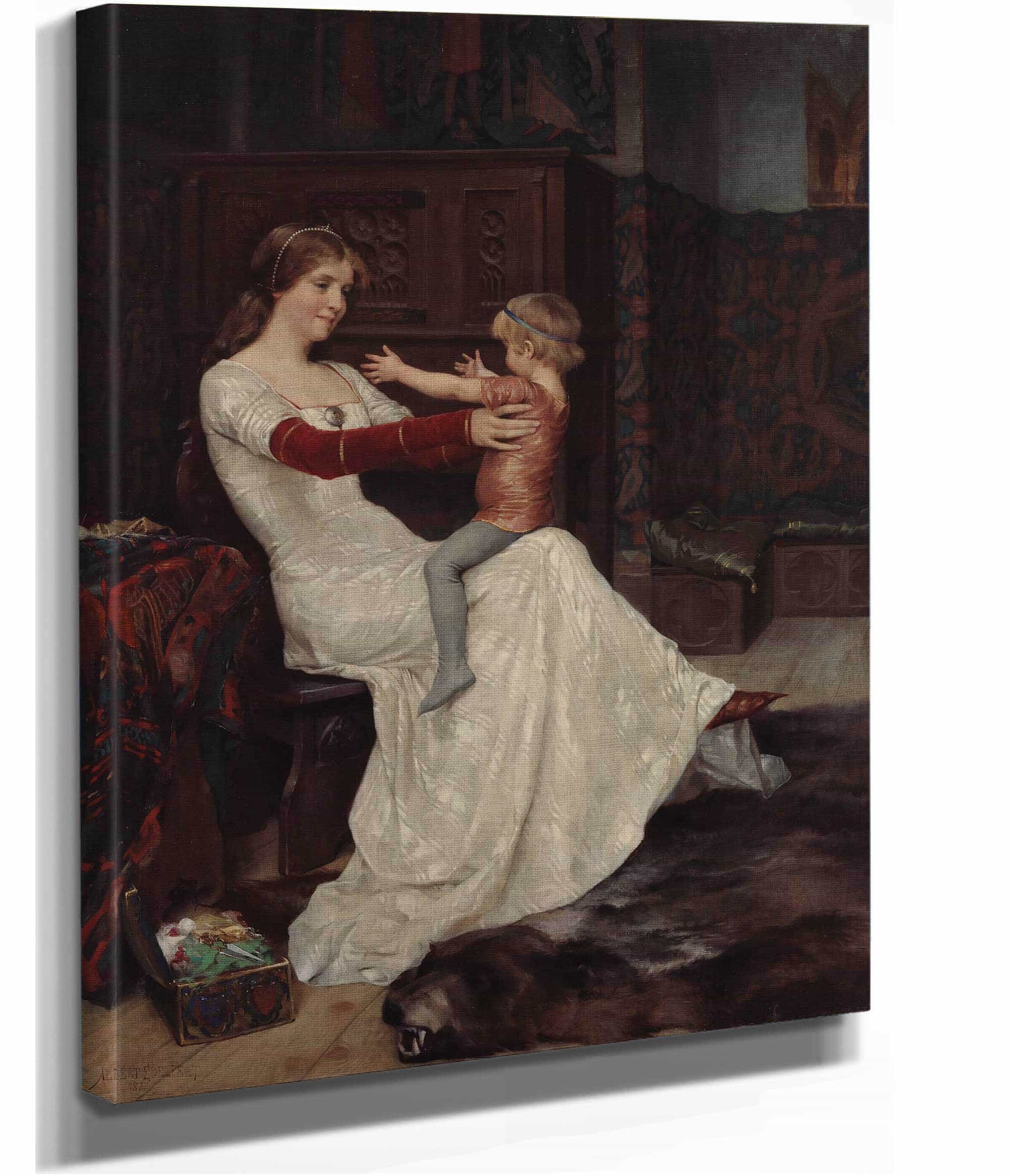 Queen Bianca by Albert Edelfelt - Image 2