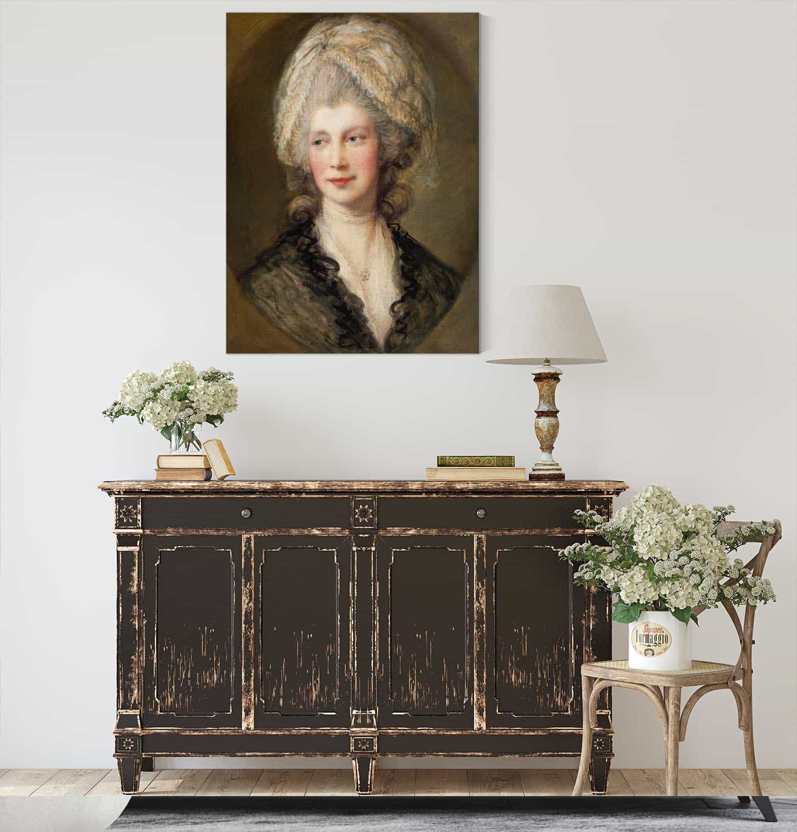 Queen Charlotte by Thomas Gainsborough - Image 4