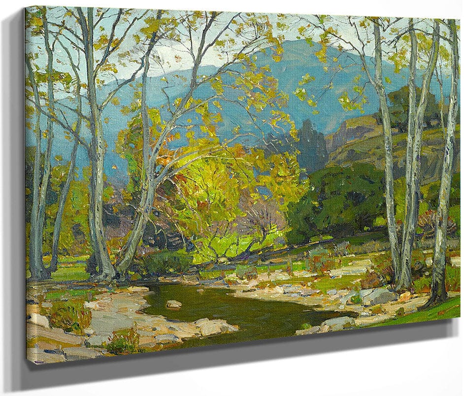 Quiet Brook 1923 By William Wendt