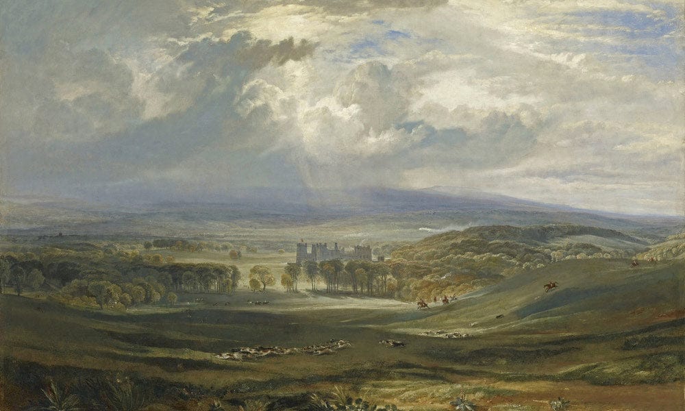 Raby Castle The Seat Of The Earl Of Darlington 1817 By Joseph Mallord William Turner - Image 7
