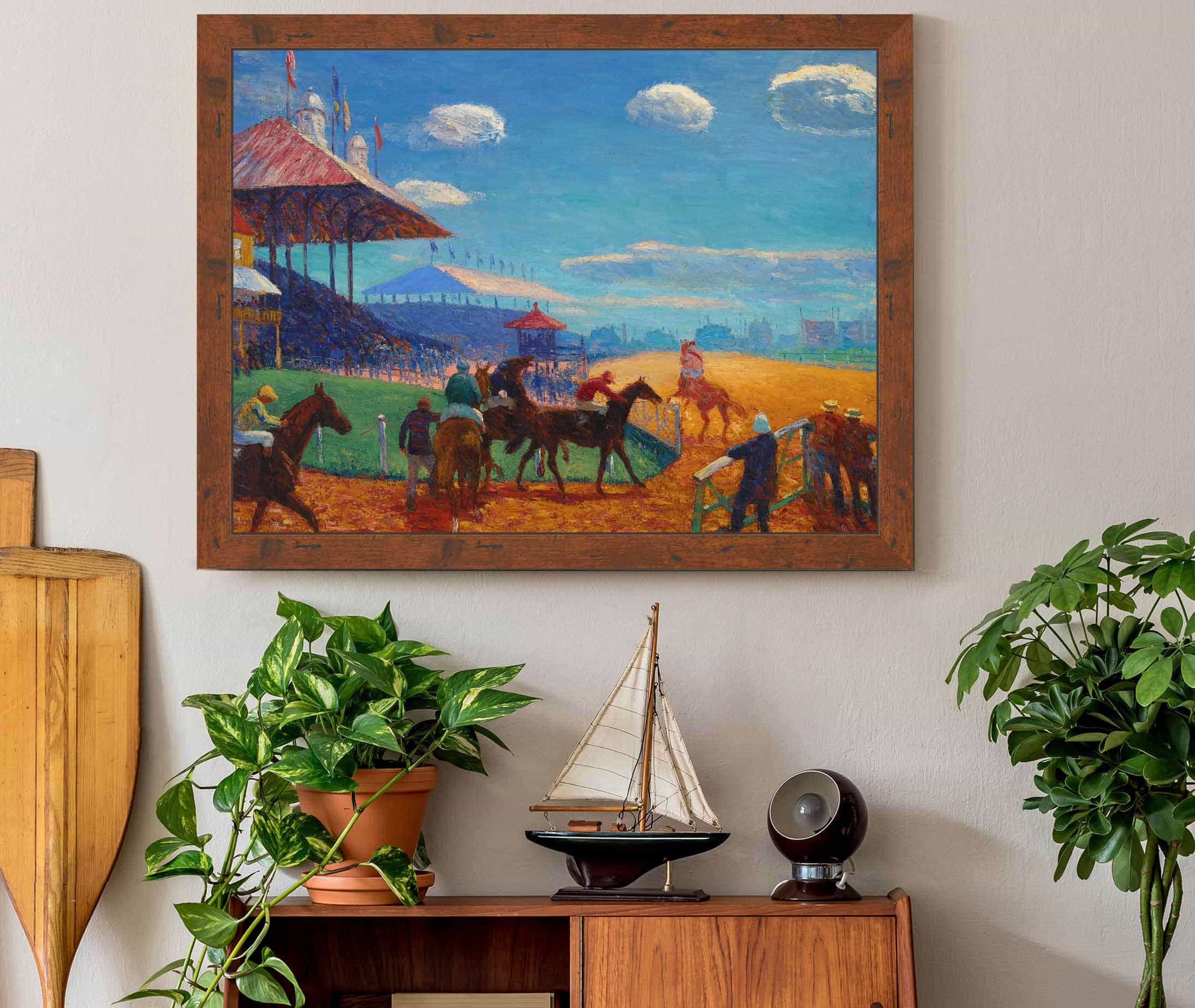 Race Track by William James Glackens - Image 2