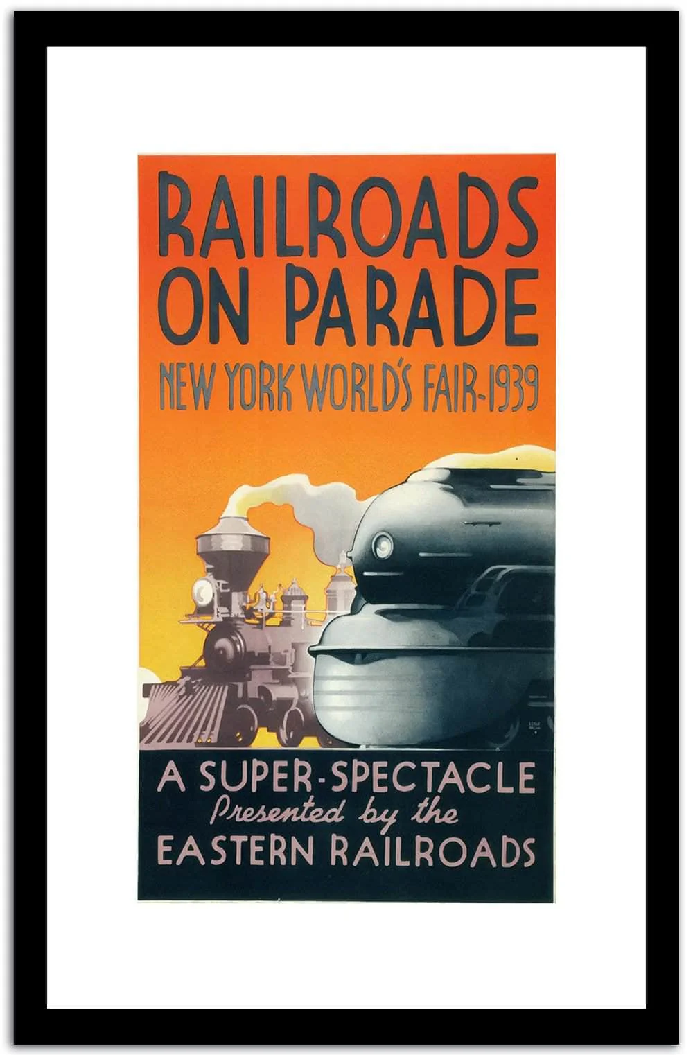 Railroads On Parade Vintage Poster