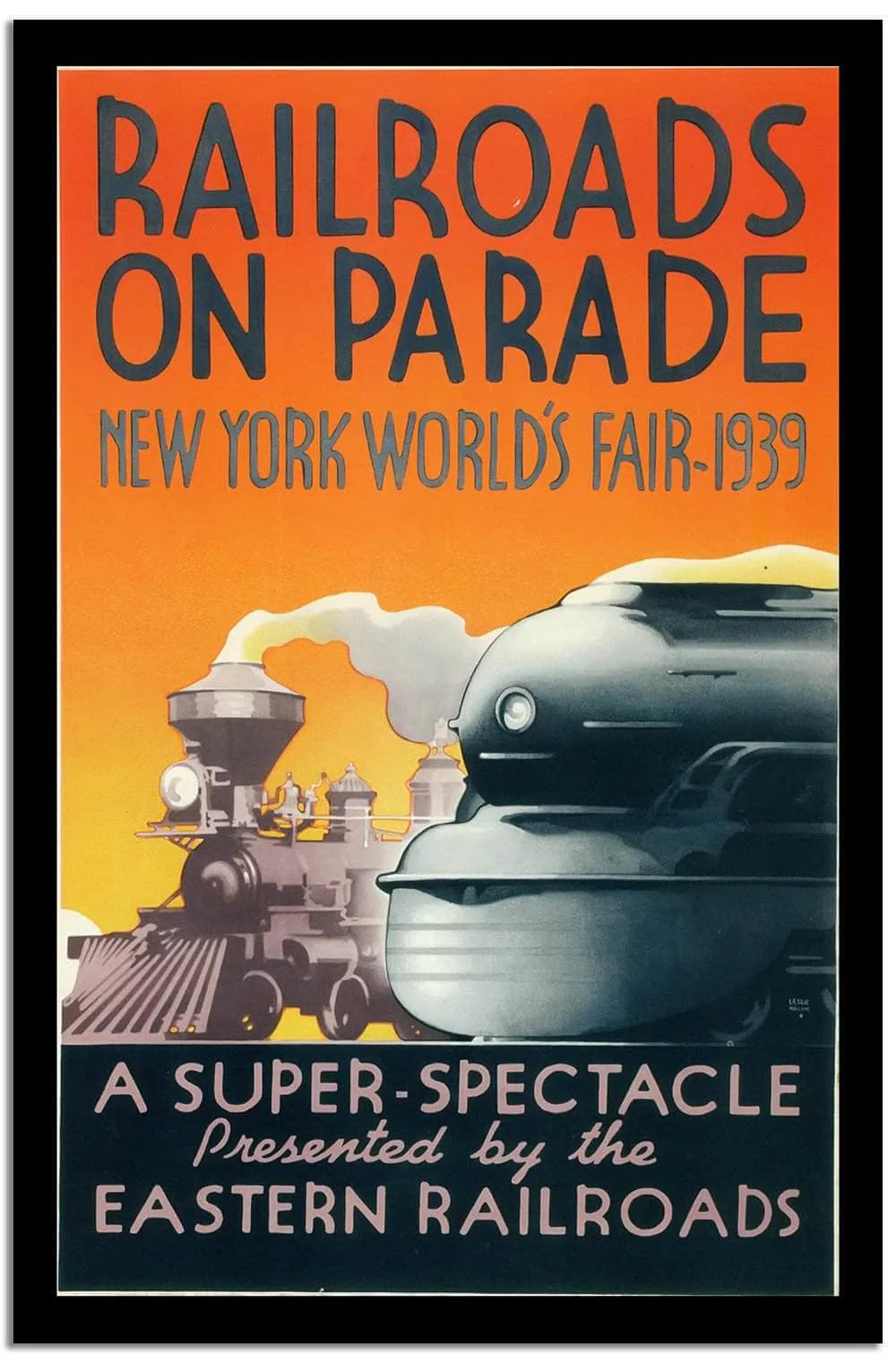 Railroads On Parade Vintage Poster - Image 2