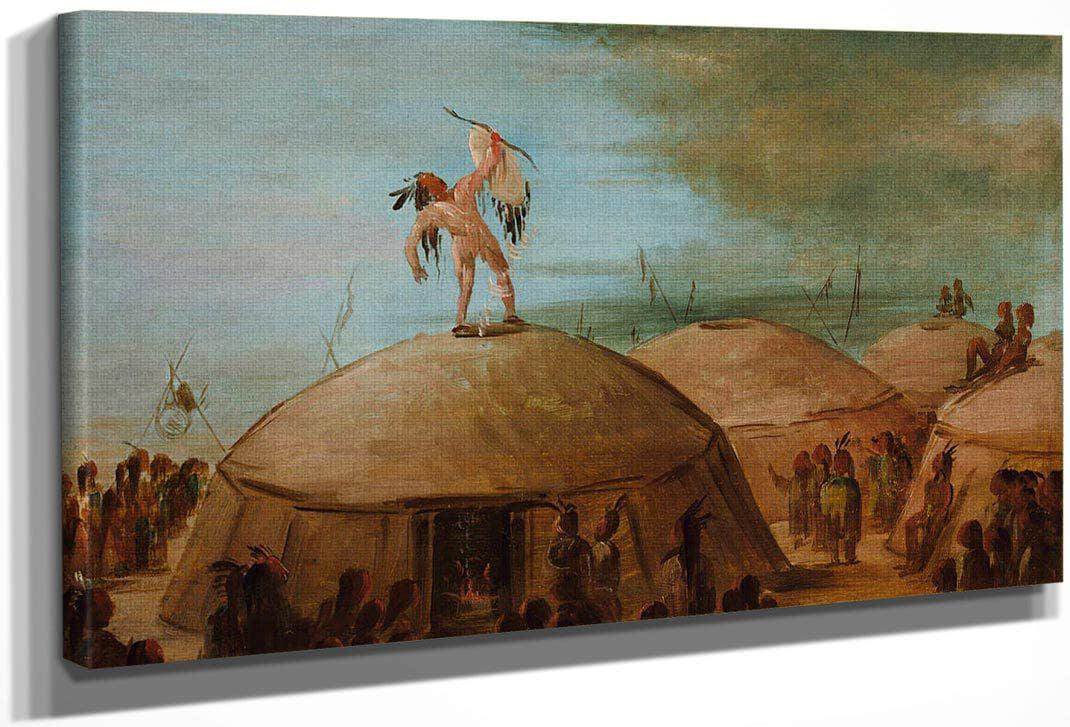 Rainmaking Among The Mandan By George Catlin