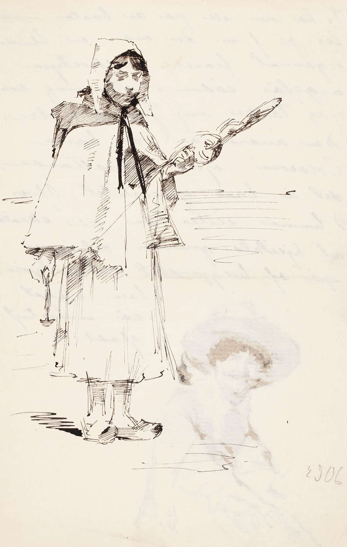Ranskalainen Maalaistytto Tytto Ja Varttina by Helene Schjerfbeck - Image 3