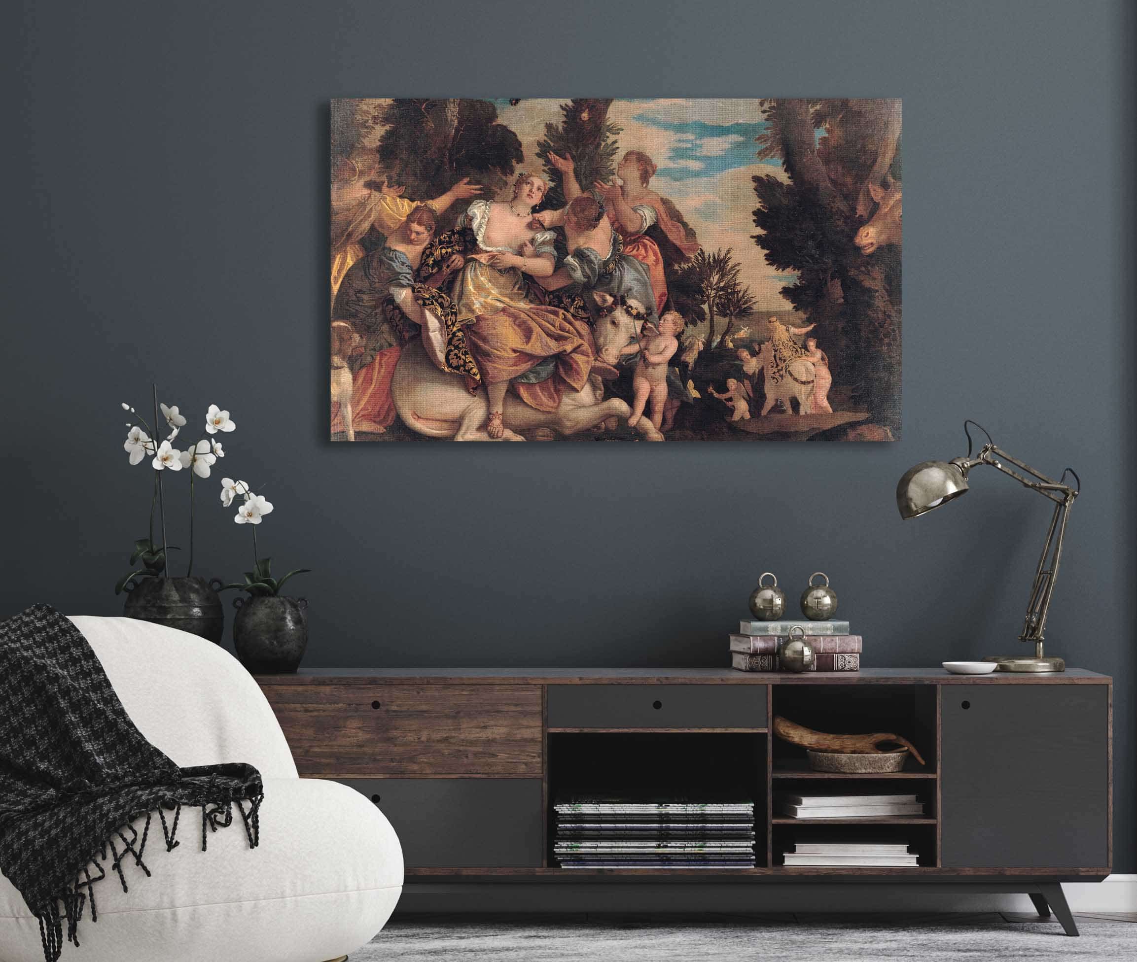 Rape Of Europa Between And by Paolo Veronese - Image 5