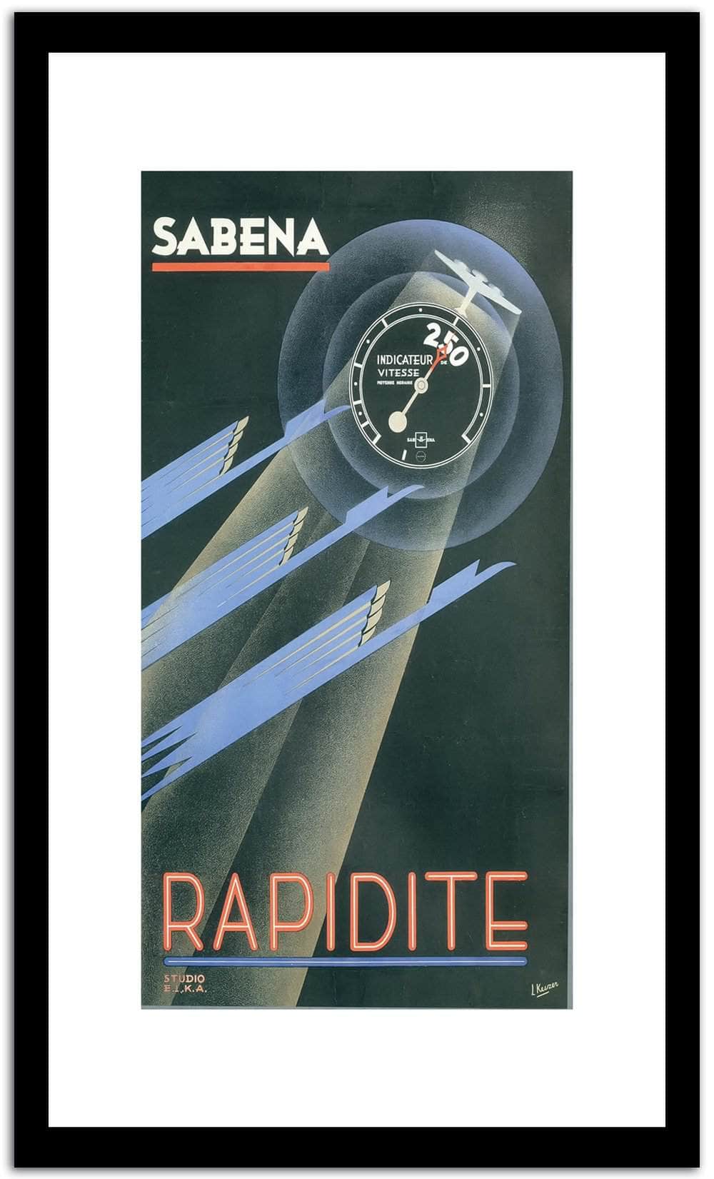 Rapidite Vintage Poster