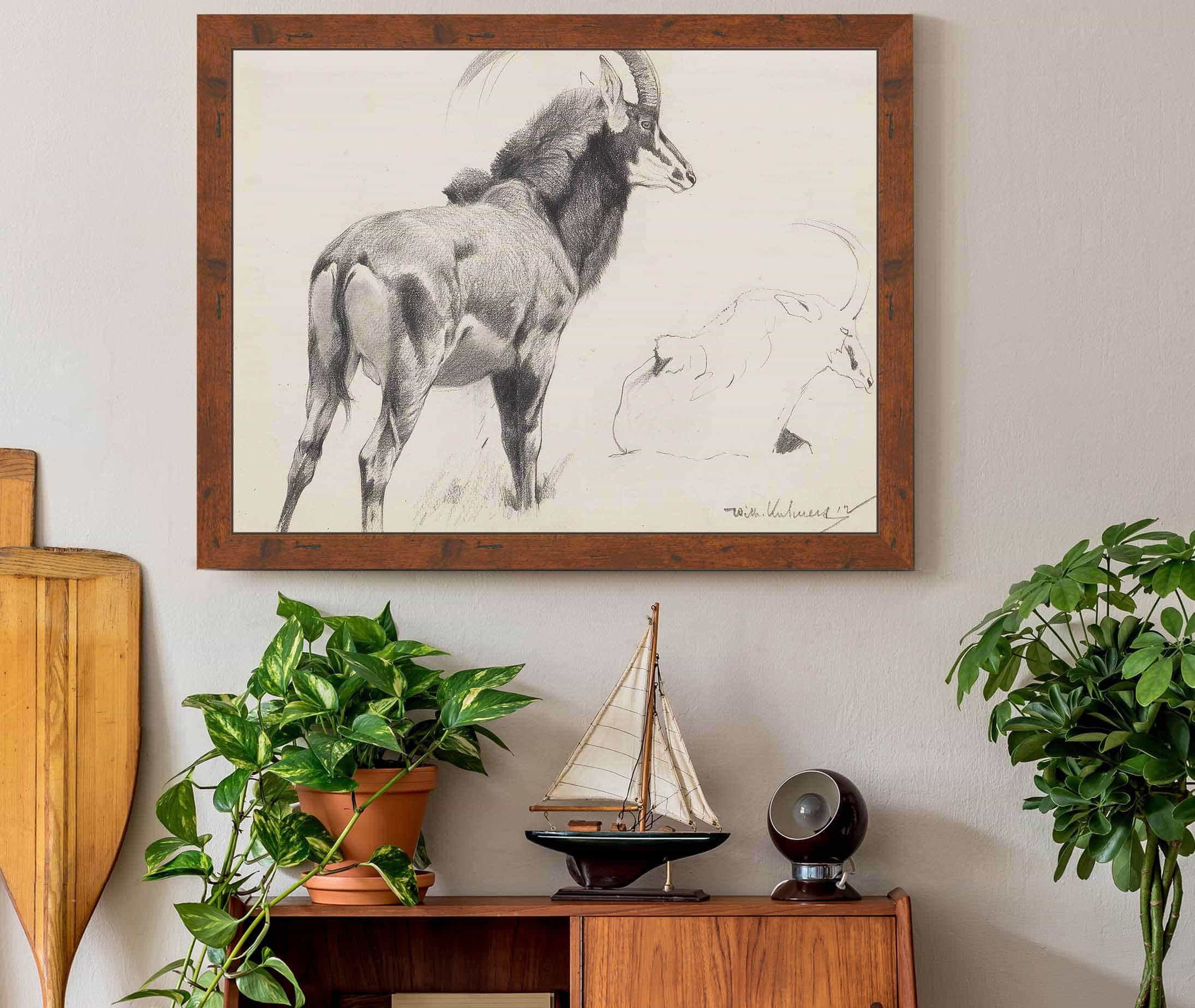 Rappenantilope by Wilhelm Kuhnert - Image 3