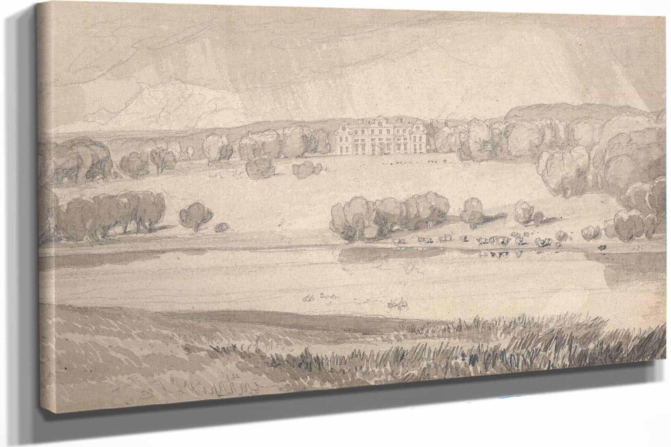 Raynham Hall Norfolk by John Sell Cotman