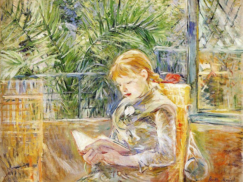 Reading 1888 Oil On Canvas Museum Of Fine Arts Saint Petersburg By Berthe Morisot - Image 7