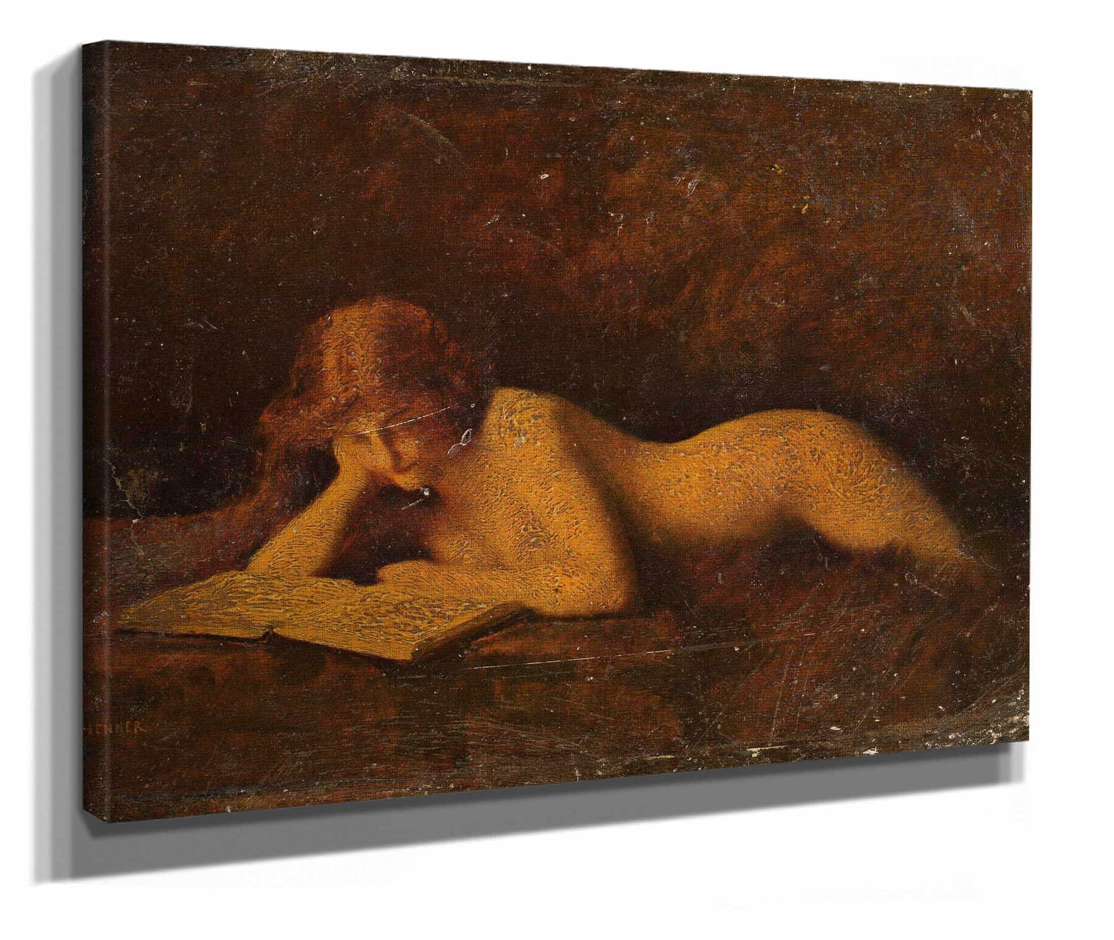 Reading Woman by Jean Jacques Henner - Image 2