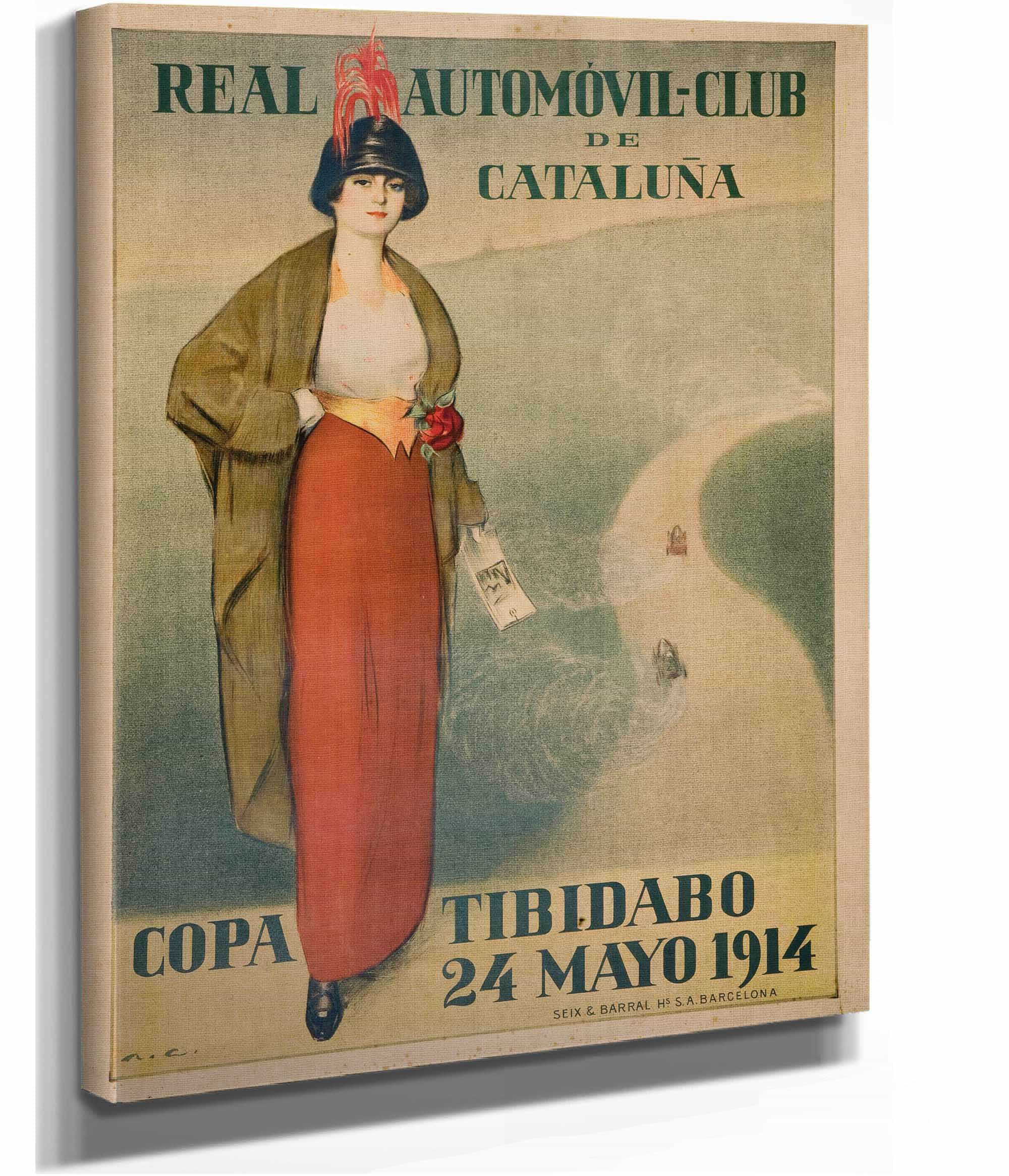 Real Automovil Club De Cataluna Copa Tibidabo by Ramon Casas - Image 2