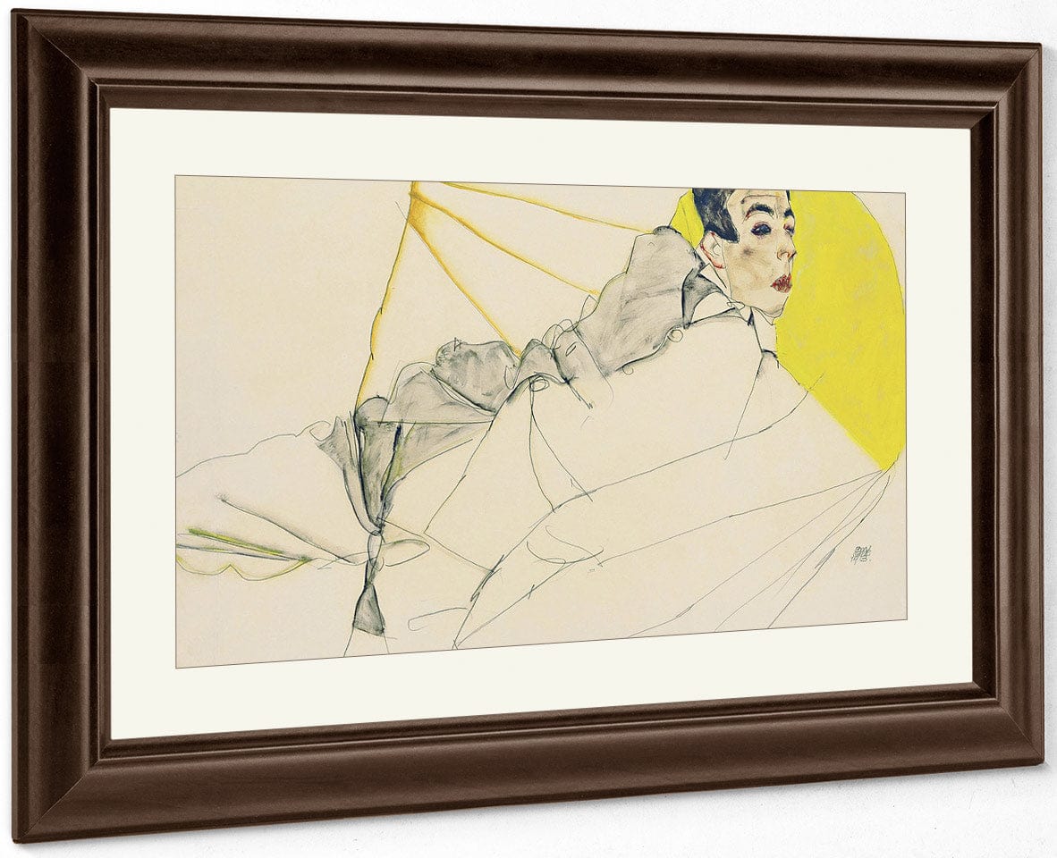 Reclining Boy (Erich Lederer) By Egon Schiele - Image 3