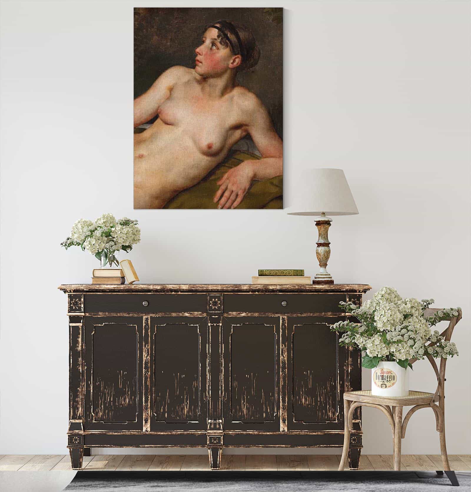 Reclining Female Nude by Christoffer Wilhelm Eckersberg - Image 4