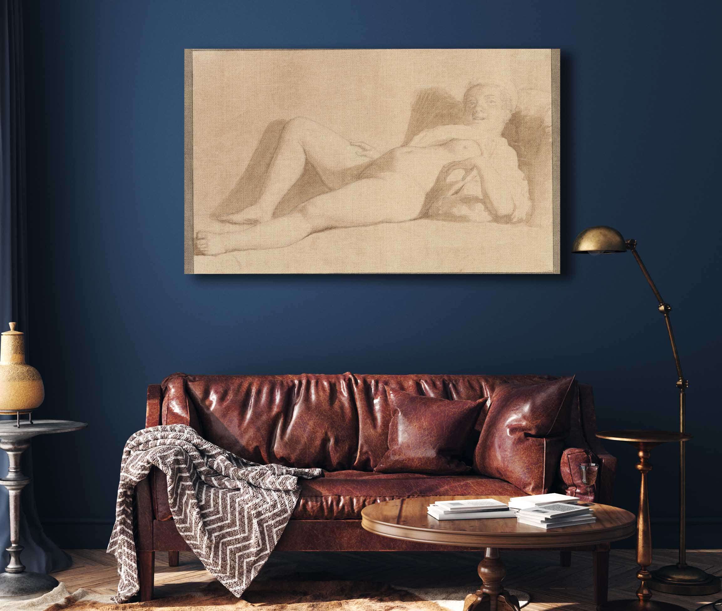 Reclining Female Nude by Christoffer Wilhelm Eckersberg - Image 8