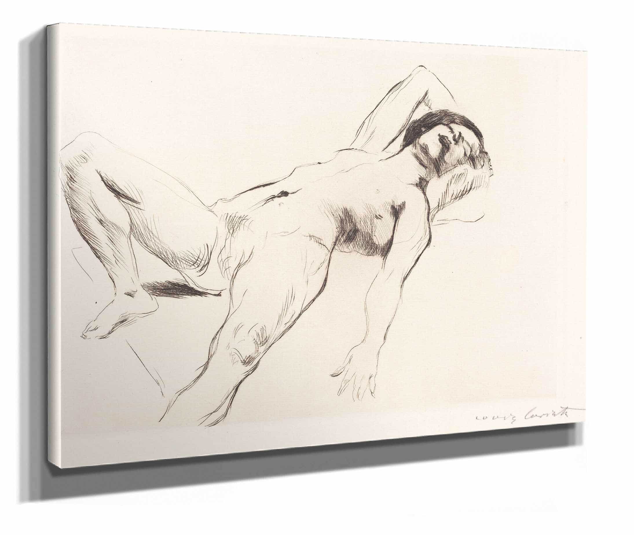 Reclining Female Nude I Liegender Weiblicher Akt I by Lovis Corinth - Image 2