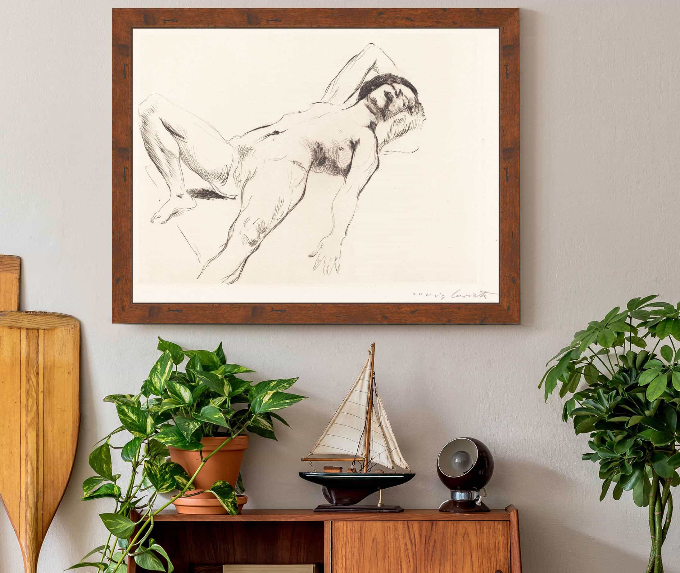 Reclining Female Nude I Liegender Weiblicher Akt I by Lovis Corinth - Image 3
