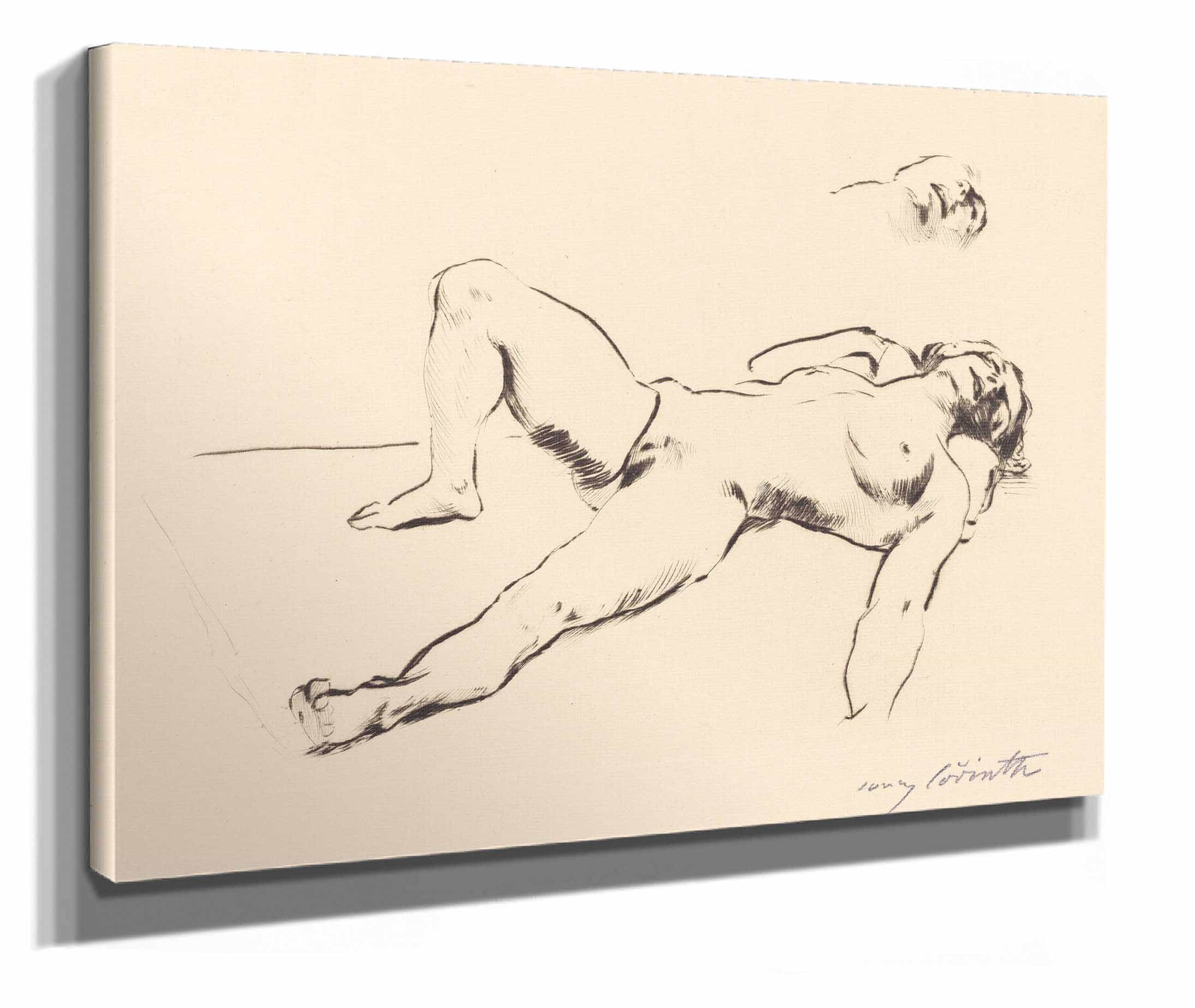 Reclining Female Nude Ii Liegender Weiblicher Akt Ii by Lovis Corinth - Image 2