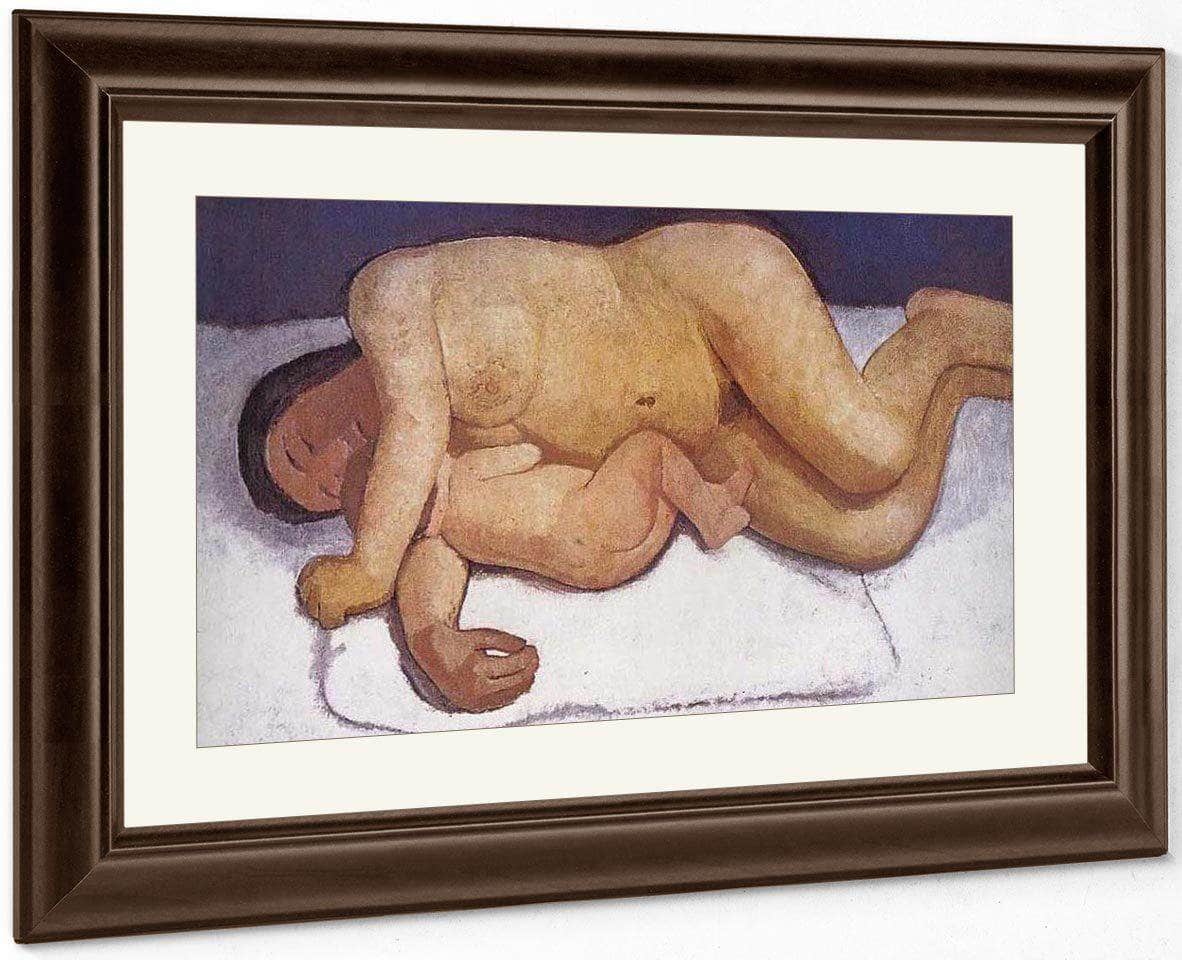 Reclining Mother And Child By Paula Modersohn Becker - Image 5
