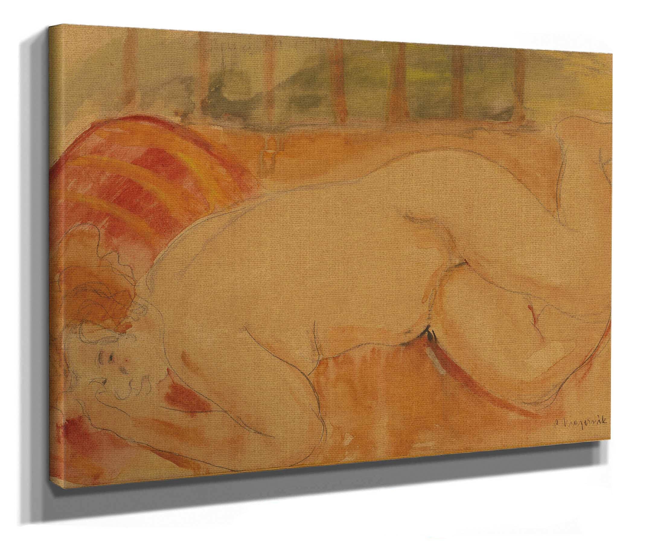 Reclining Nude by Cyprian Majernik - Image 2