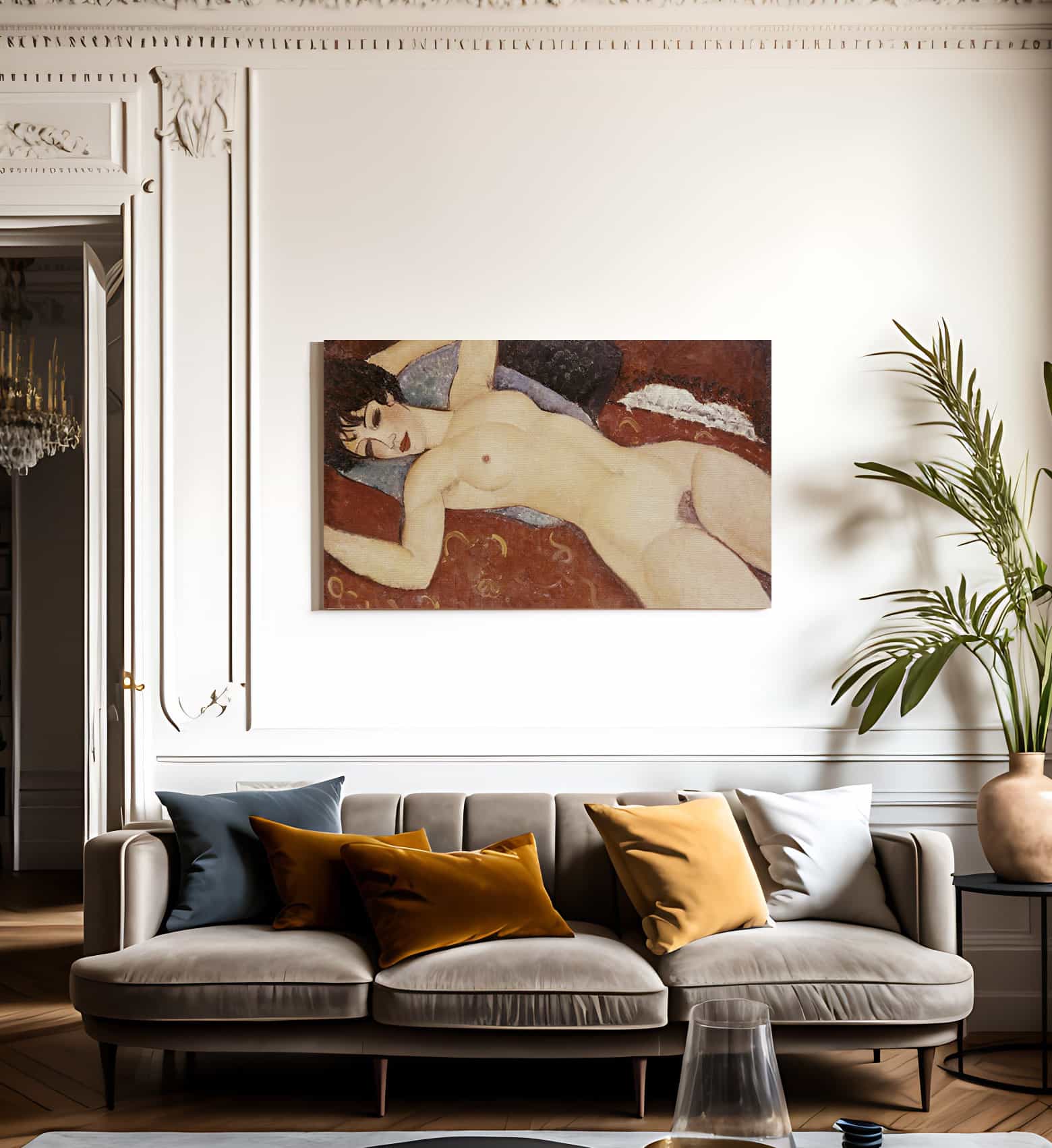 Reclining Nudeb By Amedeo Modigliani - Image 3