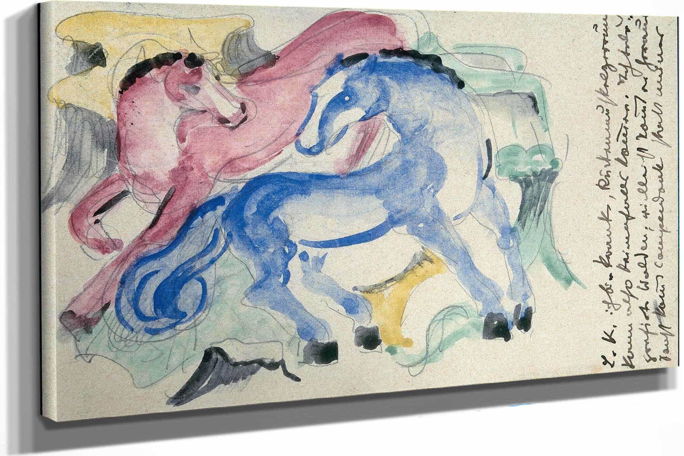 Red And Blue Horse by Franz Marc - Image 5