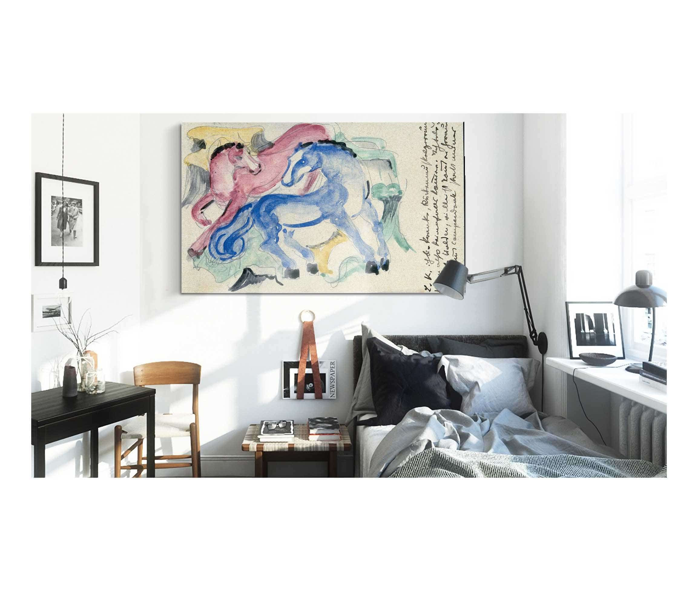Red And Blue Horse by Franz Marc - Image 7