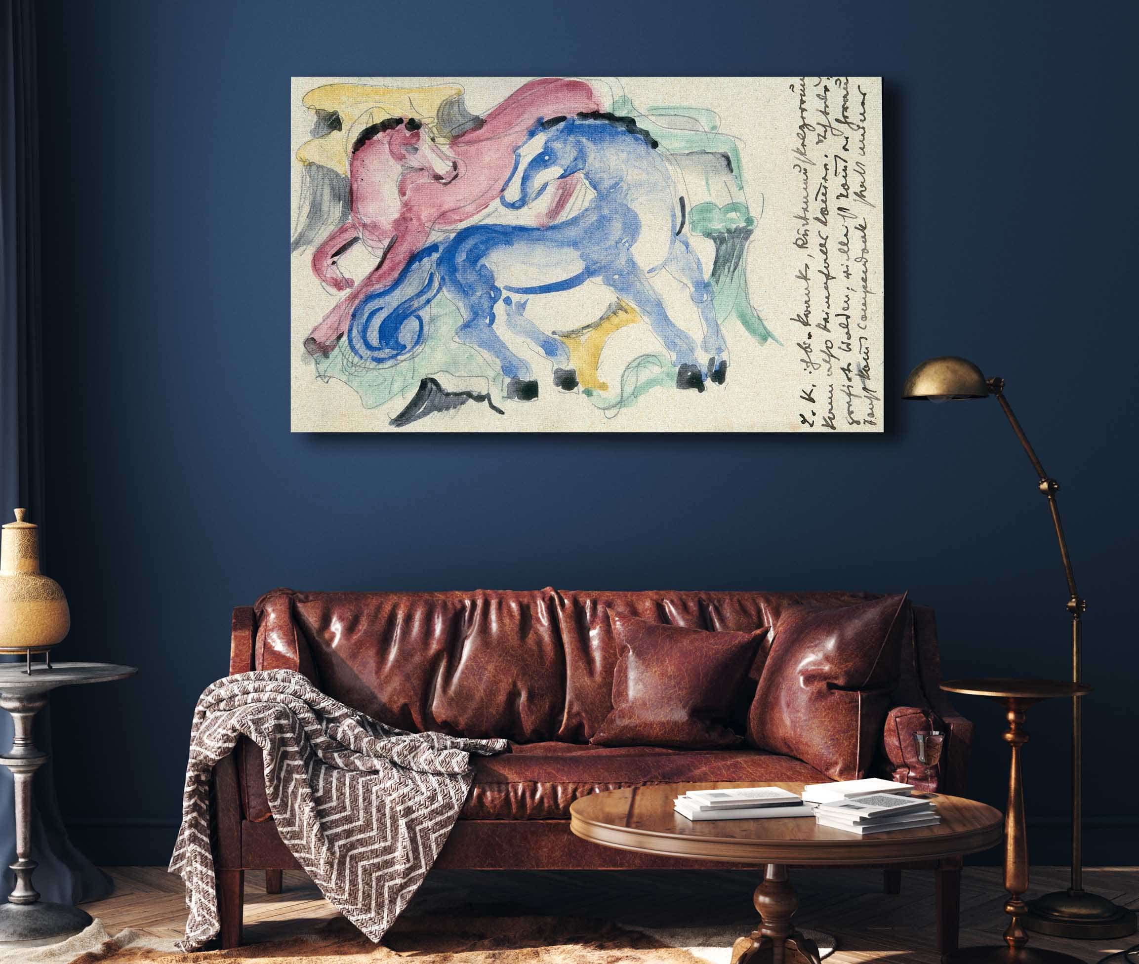Red And Blue Horse by Franz Marc - Image 8