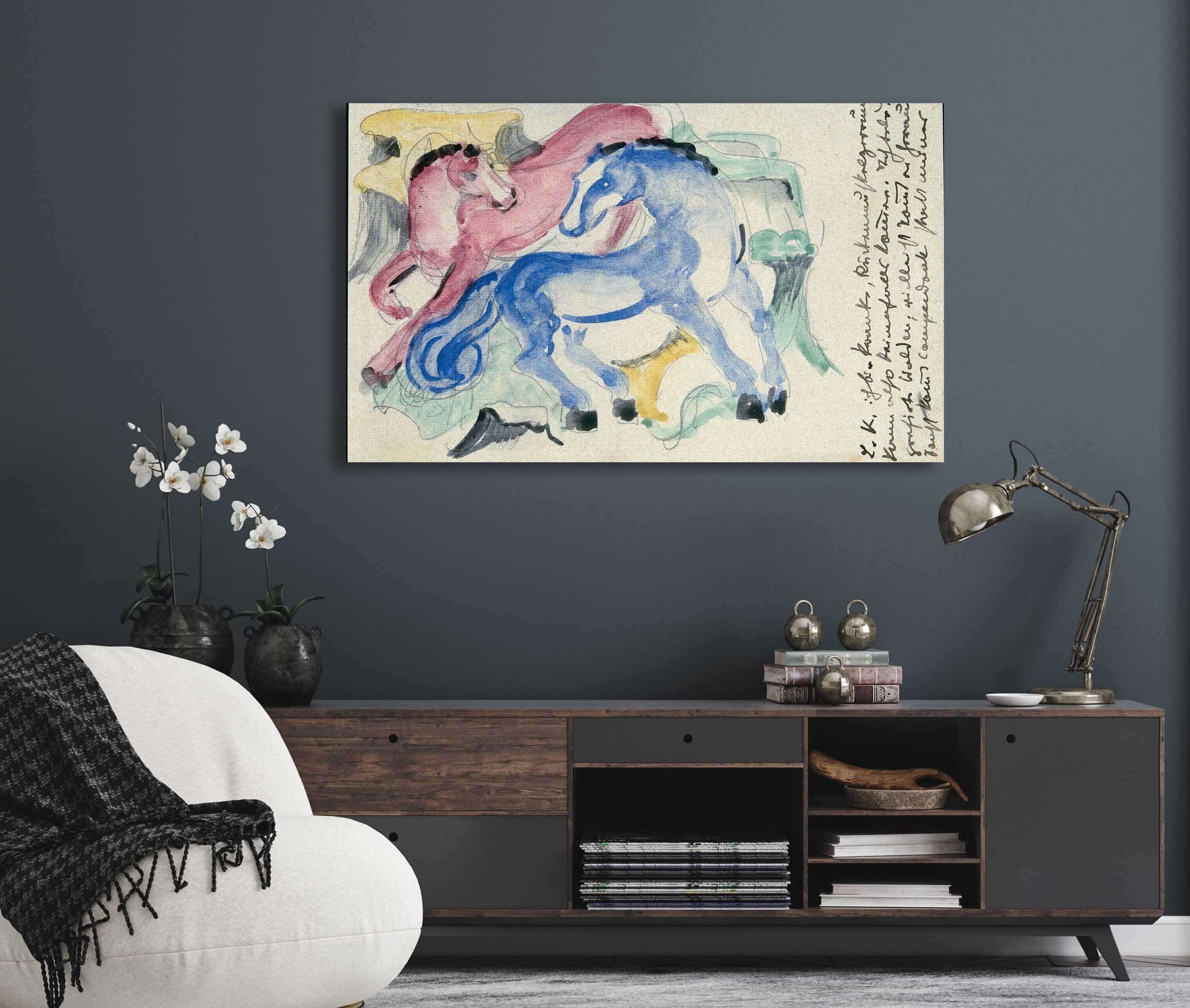Red And Blue Horse by Franz Marc - Image 9